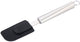 Alpin | escroc | grattoir à poêle - argent noir - acier inoxydable silicone - 24 cm - spatule pour ustensiles de cuisine - robuste - ustensiles de cuisine résistants à la chaleur - va au lave-vaisselle | spatule