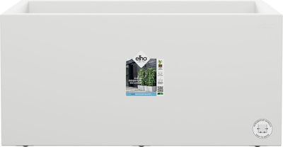 Elho vivo next lang 80 - jardinière pour intérieur extérieur rectangulaire - 100% plastique recyclé - l 78,0 x h 37,9 cm - blanc