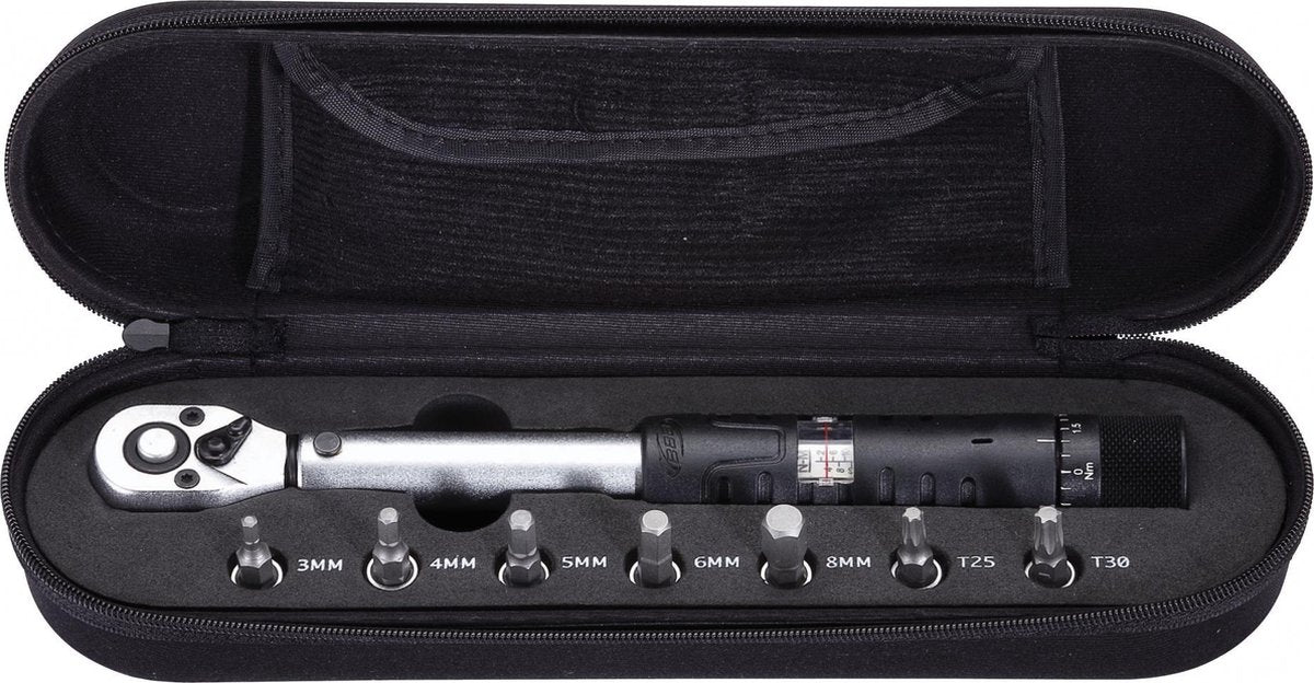 Clé dynamométrique de cyclisme Bbb 1 4 – jeu d'outils pour vélo 2-14 nm – jeu de torx hexagonaux – clé dynamométrique – jeu de couple - btl-73