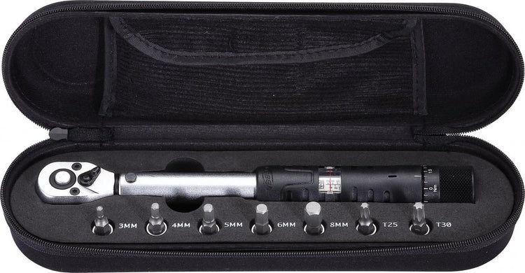 Clé dynamométrique de cyclisme Bbb 1 4 – jeu d'outils pour vélo 2-14 nm – jeu de torx hexagonaux – clé dynamométrique – jeu de couple - btl-73