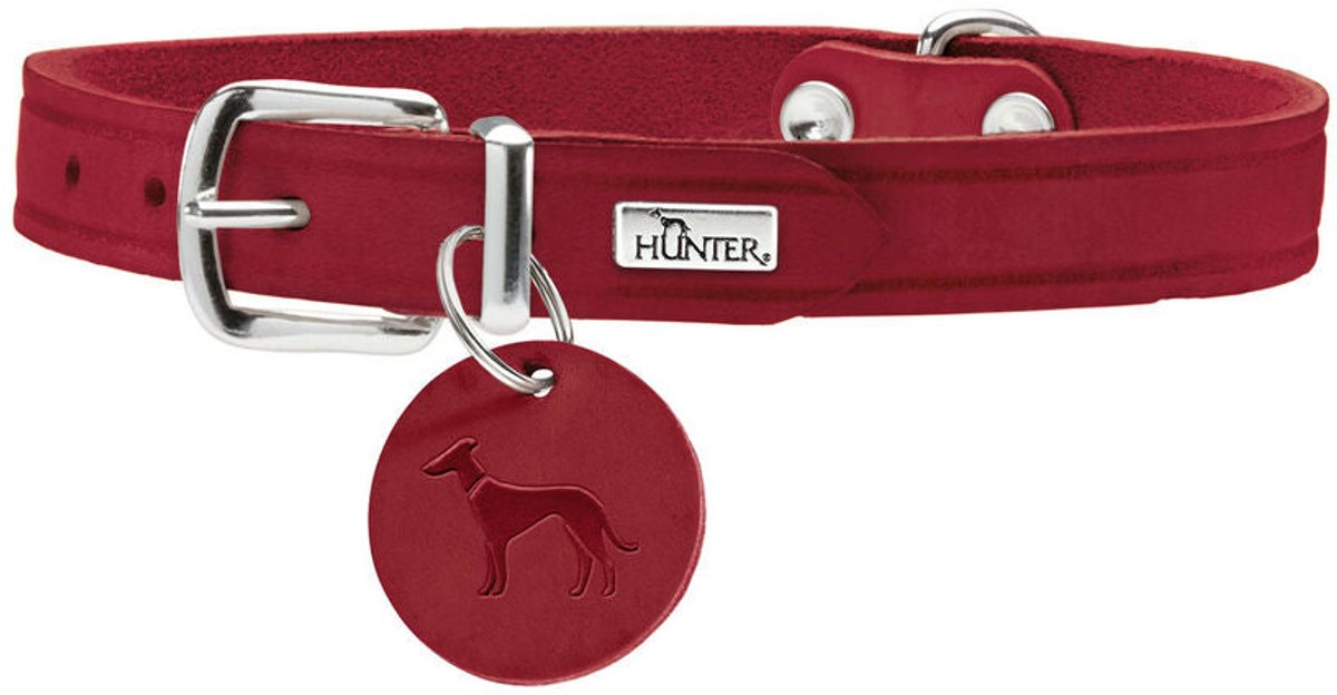 Collier pour chien Hunter aalborg rouge xs s 28-33 cm