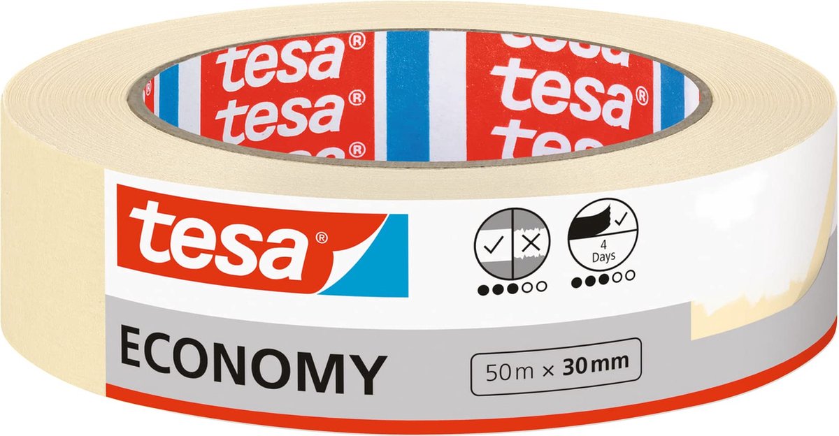 Ruban de masquage Tesa 50 m x 30 mm