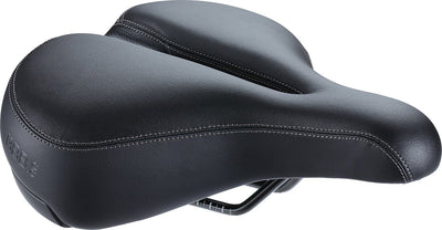Bbb cycling softshape vertical anatomique - selle de vélo pour homme et femme - selle de vélo électrique ou de vélo de ville - position de cyclisme verticale 90° - 265 x 220 mm - noir - bsd-128