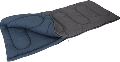 Sac de couchage Eurotrail texel xl - sac de couchage de camping - léger et compact - 100 x 220 cm - isolation de haute qualité - coton respirant