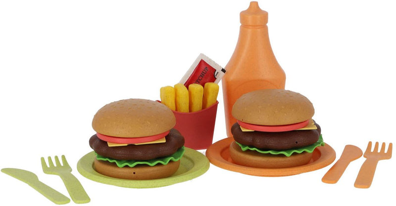 Jipy jeu de hamburger en bioplastique 25 pièces