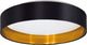 Plafonnier Eglo maserlo 2 - LED - ø 38 cm - blanc noir or