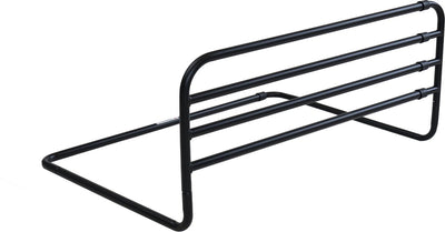 Fenss barrière de lit trombone métal noir mat - réglable 77-125 cm | robuste et sûr | empêche de tomber du lit | s'adapte à tous les lits | installation facile | barrière de lit pour les tout-petits