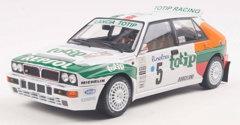 Aucune marque de voiture Lancia Delta HF Integral Solido modèle de voiture 1:18 1993 Andrea Aghini Sauro Farnocchia Jolly Club