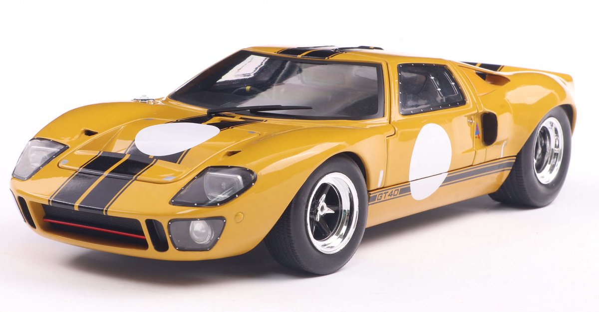 Solido ford gt 40 mk 1 '68, jaune échelle 1:18
