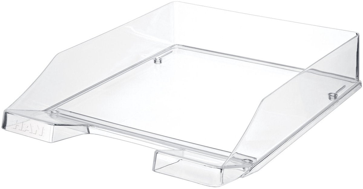 Corbeille à courrier Han - classique - 255 x 348 x 65 mm - transparent - empilable - ha-1026-x-23