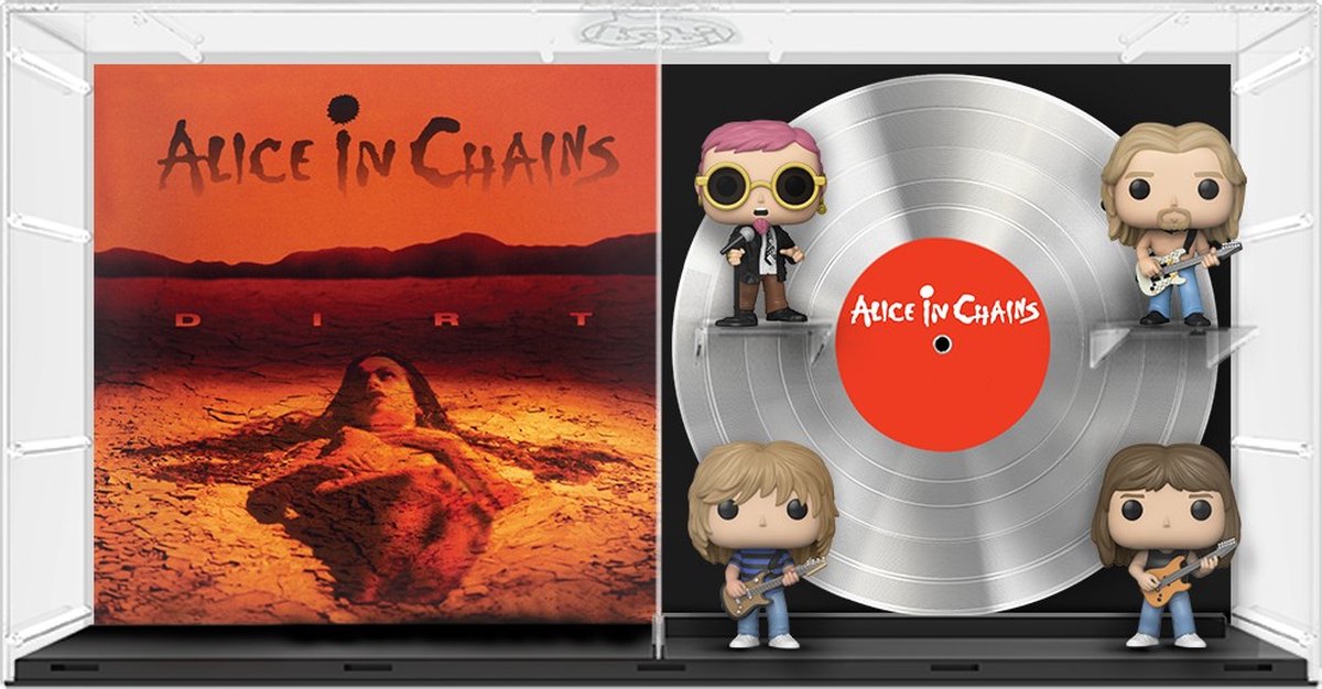 Funko Alice dans les chaînes figurine à collectionner pop ! albums dlx 4-pack dirt 9 cm multicolore