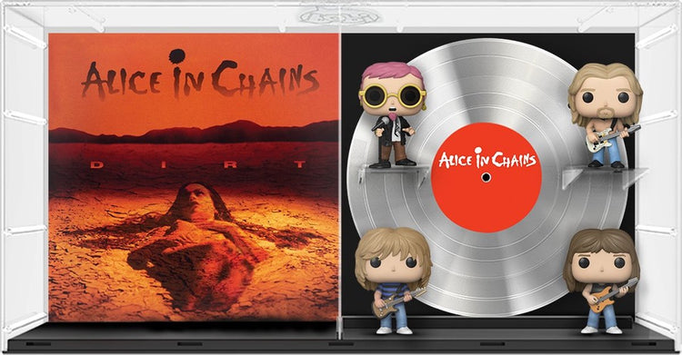 Funko Alice dans les chaînes figurine à collectionner pop ! albums dlx 4-pack dirt 9 cm multicolore