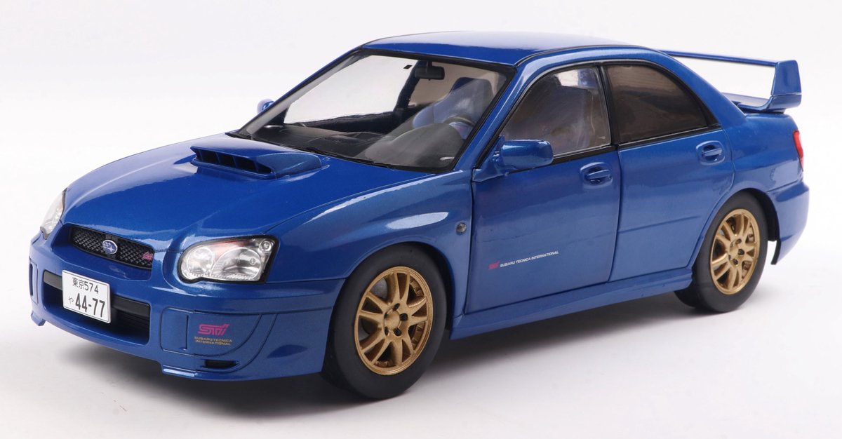 Solido 2003 subaru impreza wrx sti modèle de voiture 1:18