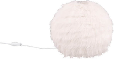 Rl vis ta lumière réalité furry - lampe de table - sable - excl. 1x e14 10w - interrupteur à cordon
