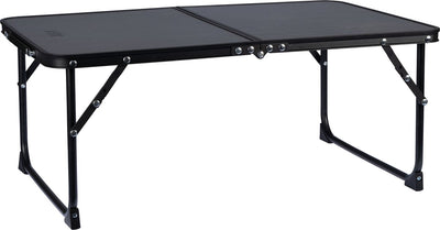 Table de camping Abbey camp 64x42 cm compacte pliable - hauteur 28 cm - gris