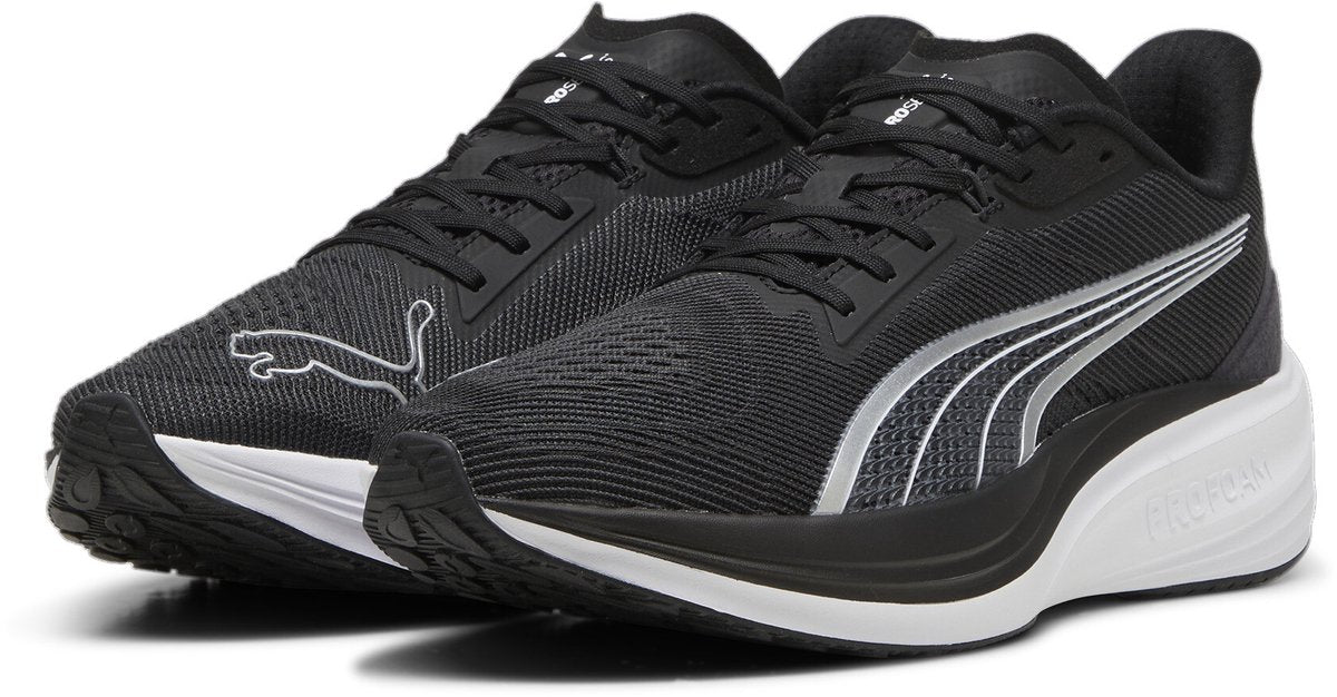 Chaussures de sport unisexe Puma Darter Pro - noir-blanc