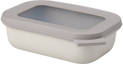 Mepal - boîte de conservation alimentaire multi bols cirqula - 500 ml - rectangulaire - blanc nordique
