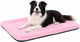Coussin pour chien Flamingo - panier pour chien - naya rectangulaire rose 100,5x63,5cm - spacieux et confortable - surface de couchage douce
