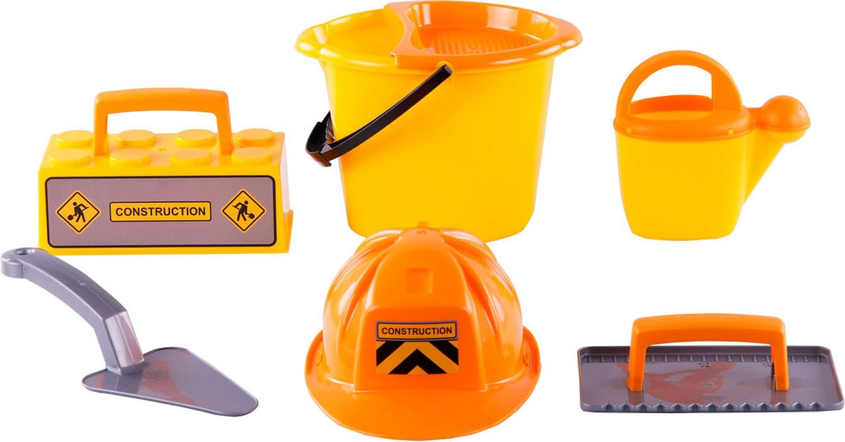 Toys Cavallino Toys Cavallino Brick Set avec outils et casque, 6dlg.