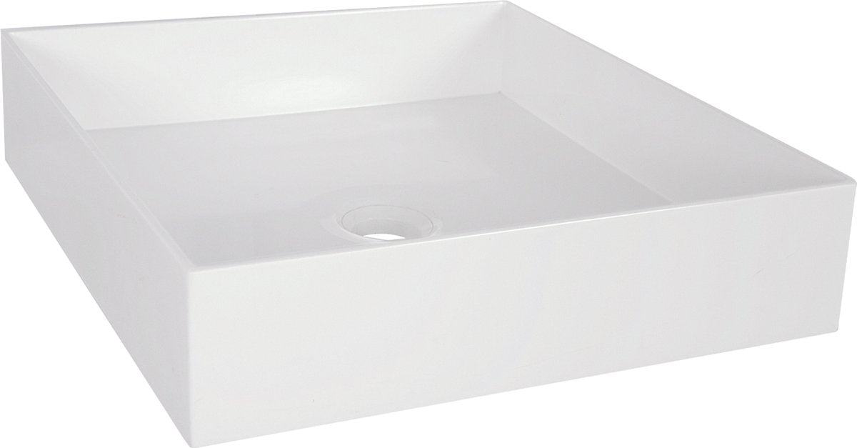 Differnz jura lavabo carré 42x42x10cm poly