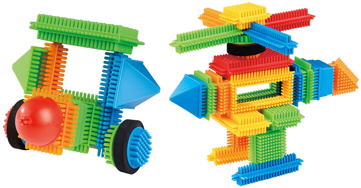 Blocs de construction en poils, 58 pièces.