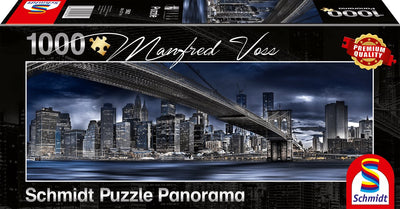 Schmidt new york, nuit noire, puzzle 1000 pièces