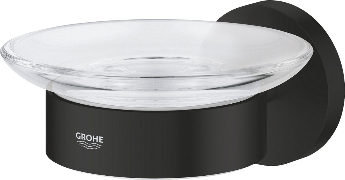 Porte-savon Grohe quickfix start avec support - noir mat