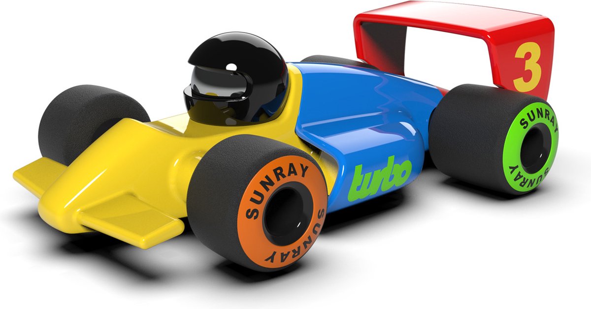 Playforever - petite voiture - turbo miami - multicolore