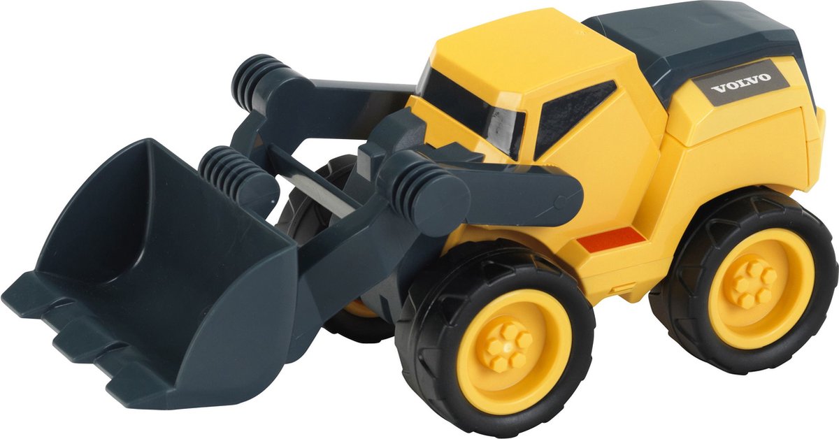Klein Toys - pelle mécanique Volvo - 24x11,5x11 cm - échelle 1:24 - jaune noir