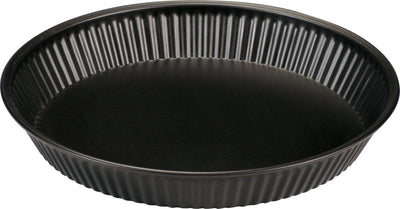Moule à tarte culinaire basique 28 cm – moule à pâtisserie sans PFA – moule à gâteau bas – acier au carbone