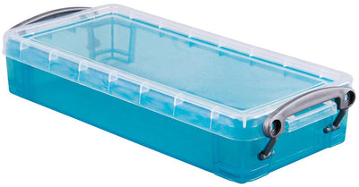 Boîte vraiment utile 0 | 55 litres | bleu vif transparent