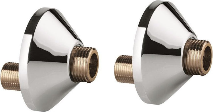 Grohe raccord en S 3 8 x 1 2 - rosaces à vis - pièces de robinetterie - 2 pièces