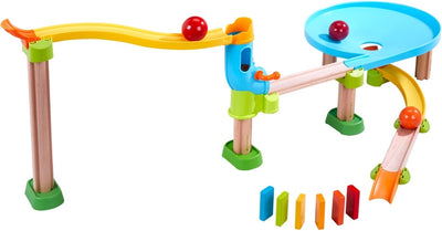 Haba Kullerbü Marble Track Basic Box Lime à marbre - 33 pièces