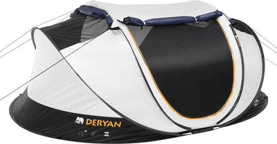 Tente pop up cocon de luxe Deryan - 2000 mm - UV 50+ - 2 personnes - crème