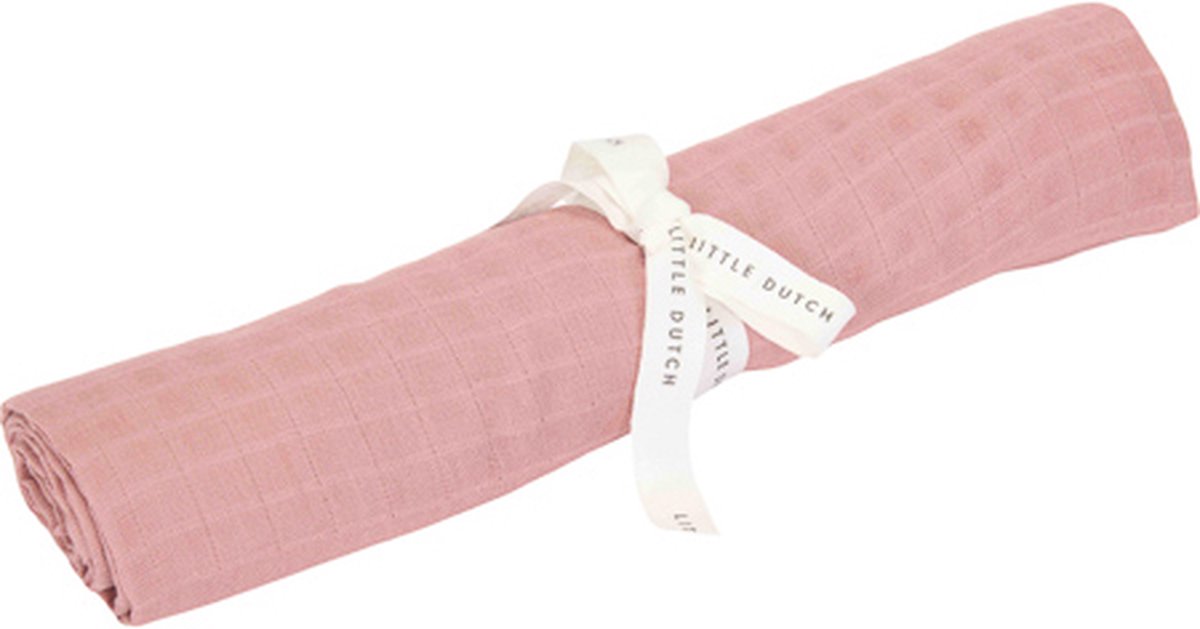 Lange Little Dutch - taille 120 cm - couches hydrophiles filles - rose blush, rose - pur
