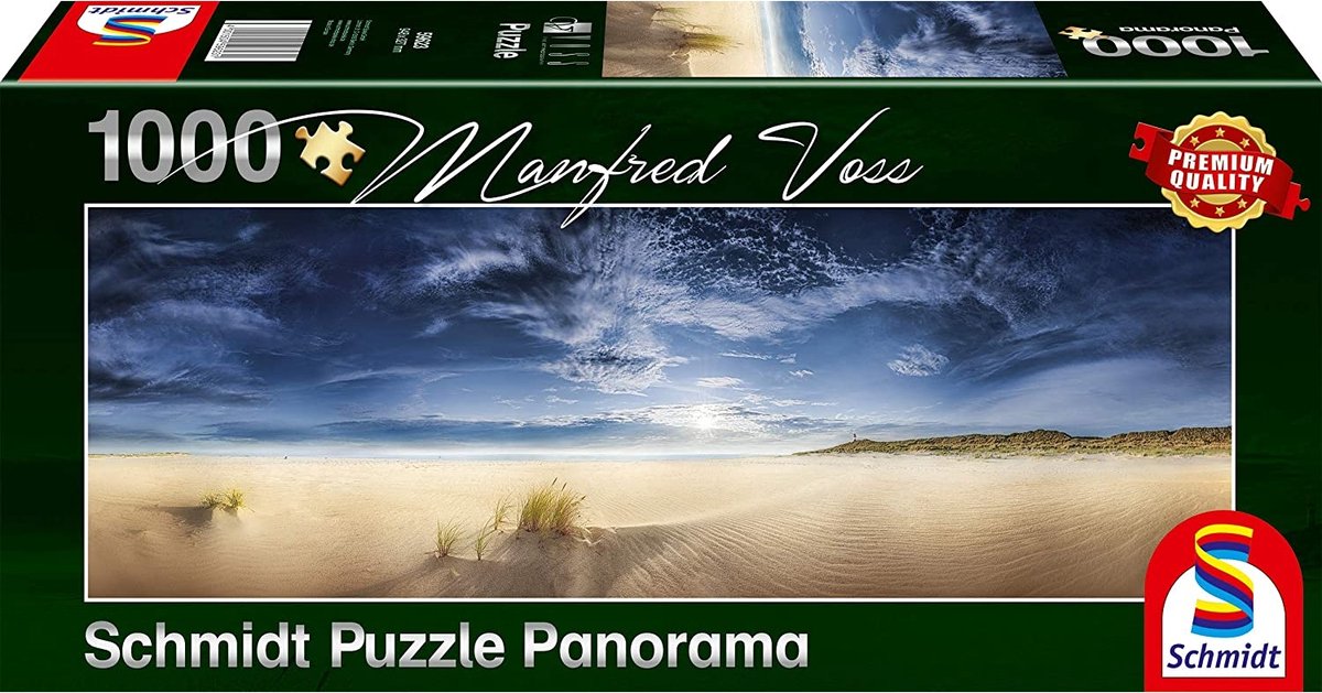 Schmidt puzzle sylt carton bleu marron 1000 pièces