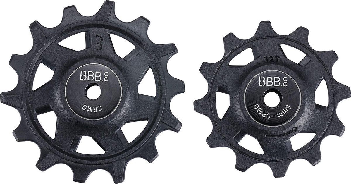 Roues de dérailleur de vélo Bbb sram-roues de dérailleur 12 vitesses-durable-noir-12t 14t-rollboys 12t-14t sr bdp-07