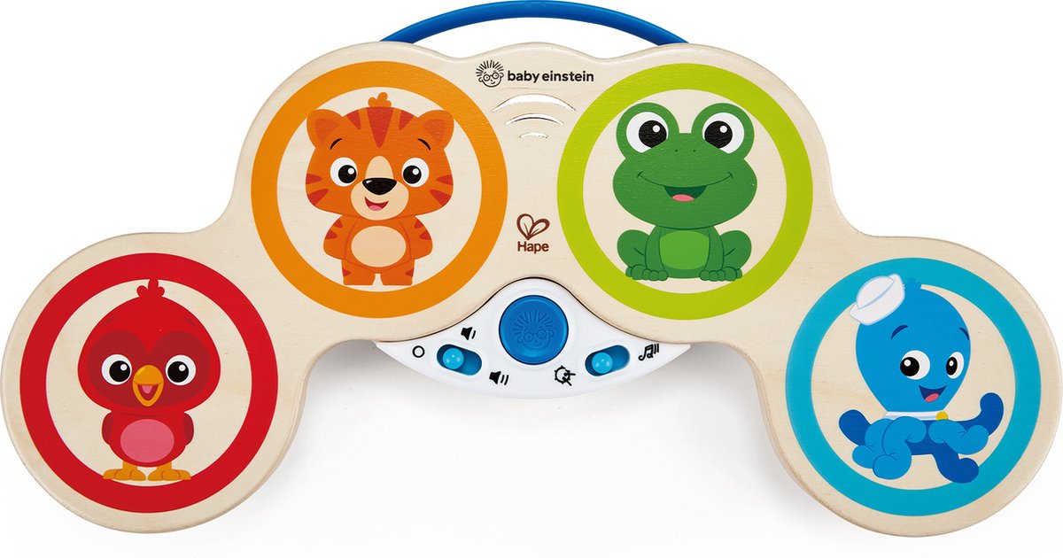 H-einstein baby einstein x hape baby drummer – batterie musicale avec technologie Magic Touch pour bébés à partir de 6 mois