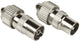 Hama kit coaxial connecteur métallique accouplement à visser