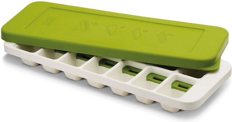Joseph joseph quicksnap plus bac à glaçons avec couvercle – 14 pièces – vert