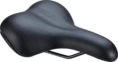 Bbb cycling baseshape selle de vélo décontractée pour hommes et femmes - selle étanche pour vélo électrique ou vélo de ville - position de cyclisme détendue 75° - 255 x 190 mm - noir - bsd-56