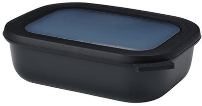 Mepal - boîte de conservation alimentaire multi bols cirqula - 1000 ml - rectangulaire - noir nordique