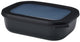 Mepal - boîte de conservation alimentaire multi bols cirqula - 1000 ml - rectangulaire - noir nordique