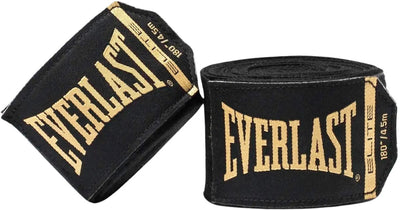 Bandes de mains Everlast Elite noires 457cm - standard