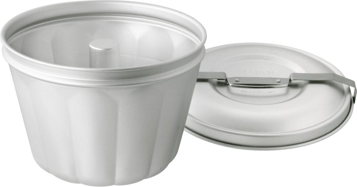 Dr. oetker cuiseur vapeur pour desserts au pudding - aluminium - ø21 x 165cm