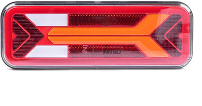 Amio RCL-09-R feu arrière dynamique à LED - feu arrière de bus de remorque d'éclairage de camion multifonctionnel droit