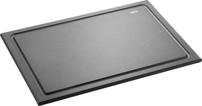 Planche à découper Gefu slize moyenne – 37 x 25 cm – avec canal à jus – bois composite durable