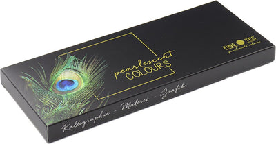 Finetec ® ensemble de peinture aquarelle nacre arc-en-ciel | 12 couleurs