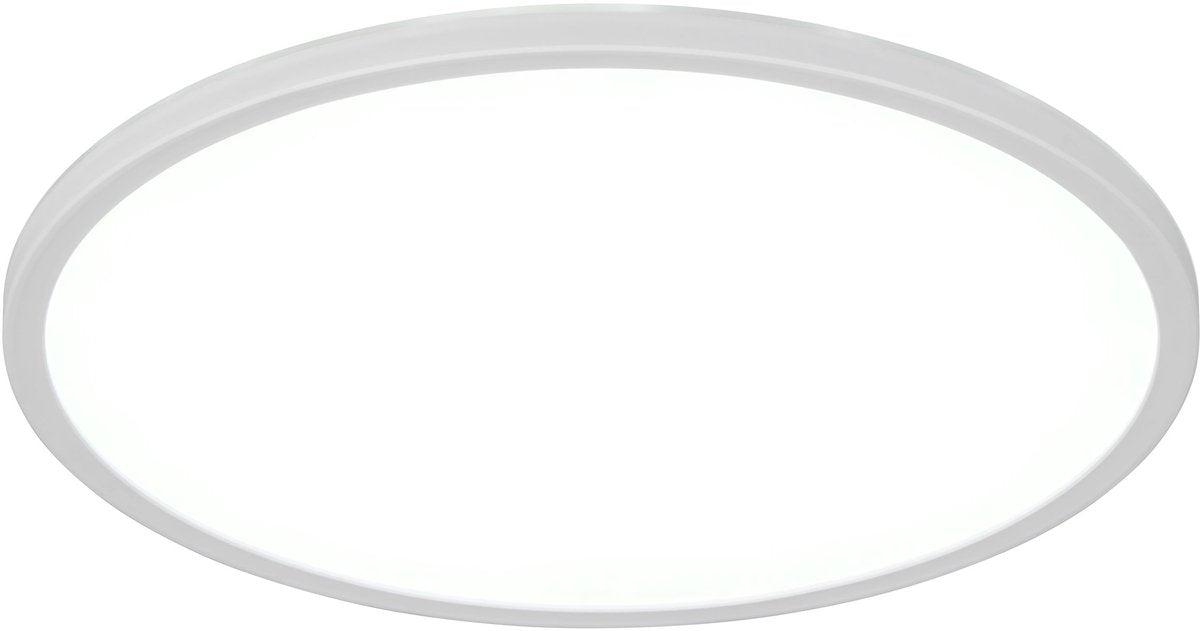 Rl vis ta réalité lumineuse joko - plafonnier - blanc - incl. 1x SMD 22 W - télécommande - variateur intégré - couleur de la lumière réglable en continu - veilleuse - montage mural et au plafond - fonction mémoire - éclairage indirect - montage facile