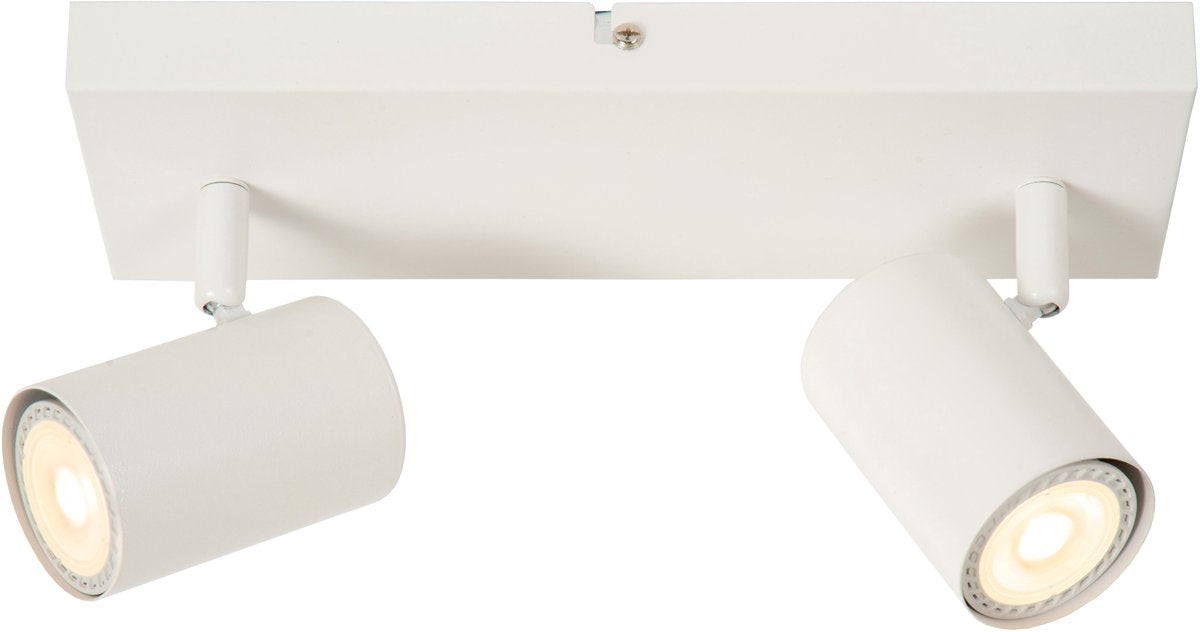 Lucide amigo - spot de plafond (plafonnier) - 2xgu10 - blanc